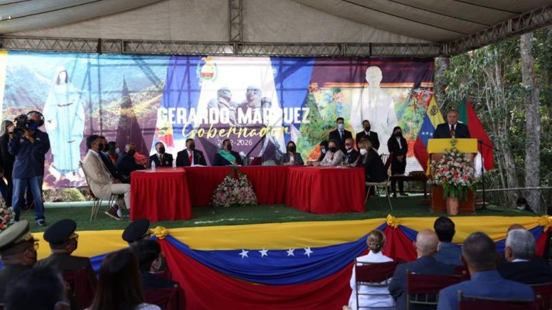 Juramentación del Gobernador del estado Trujillo, Gerardo Márquez