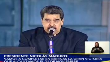 "Vamos al 31 de diciembre a la meta del 90% de vacunados", precisó el presidente Maduro