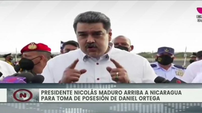 El presidente Maduro felicitó al pueblo de Nicaragua por el ejemplar proceso electoral reciente