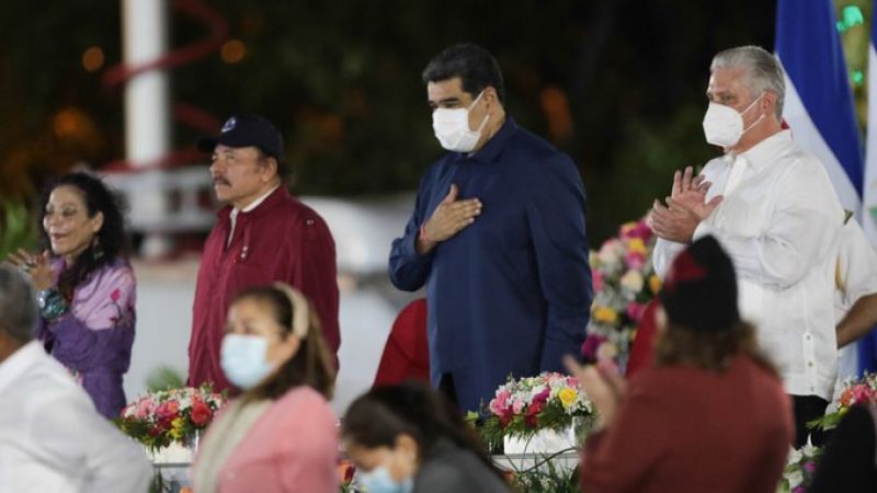 "En las calles de Nicaragua, tierra bella y bendita se respiran aires de Paz y felicidad", aseguró el presidente Maduro