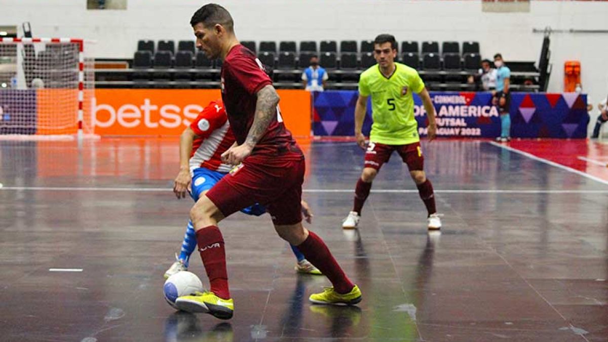 Venezuela se medirá este miércoles ante Argentina en la Copa América de Futsal