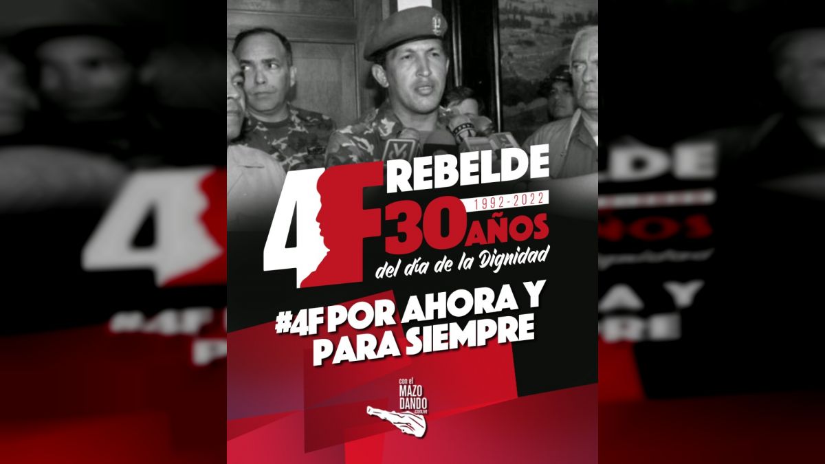 "Desde 1983, Chávez y su generación de jóvenes militares están concentrados en captar cuadros, juramentarlos y cohesionarlos bajo el juramento de lealtad  a Simón Bolívar, Ezequiel Zamora y Simón Rodríguez"