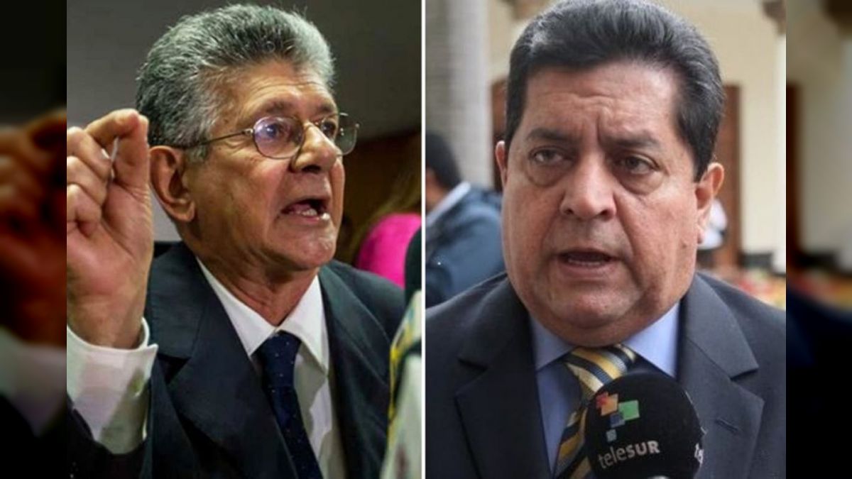Los miembros caídos de la oposición, Henry Ramos Allup y Edgard Zambrano
