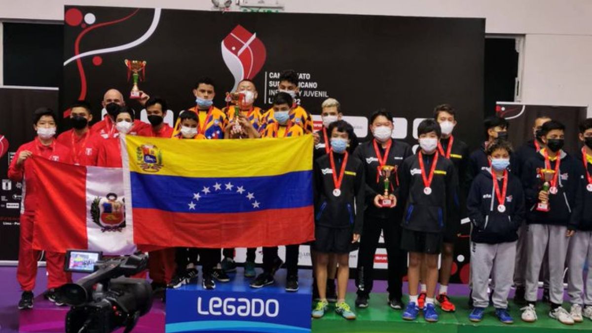 Tenis de mesa de Venezuela se cubrió de gloria en el sudamericano infantil y juvenil de Perú