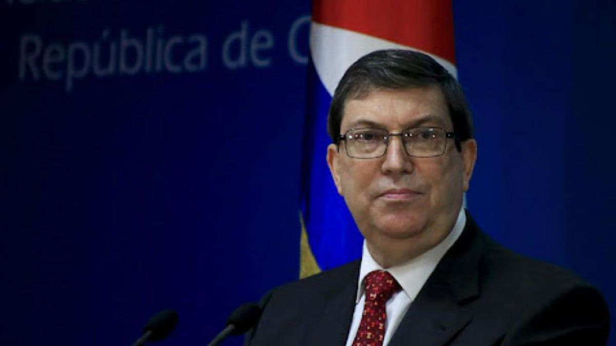 Bruno Rodríguez, ministro de Relaciones Exteriores de Cuba