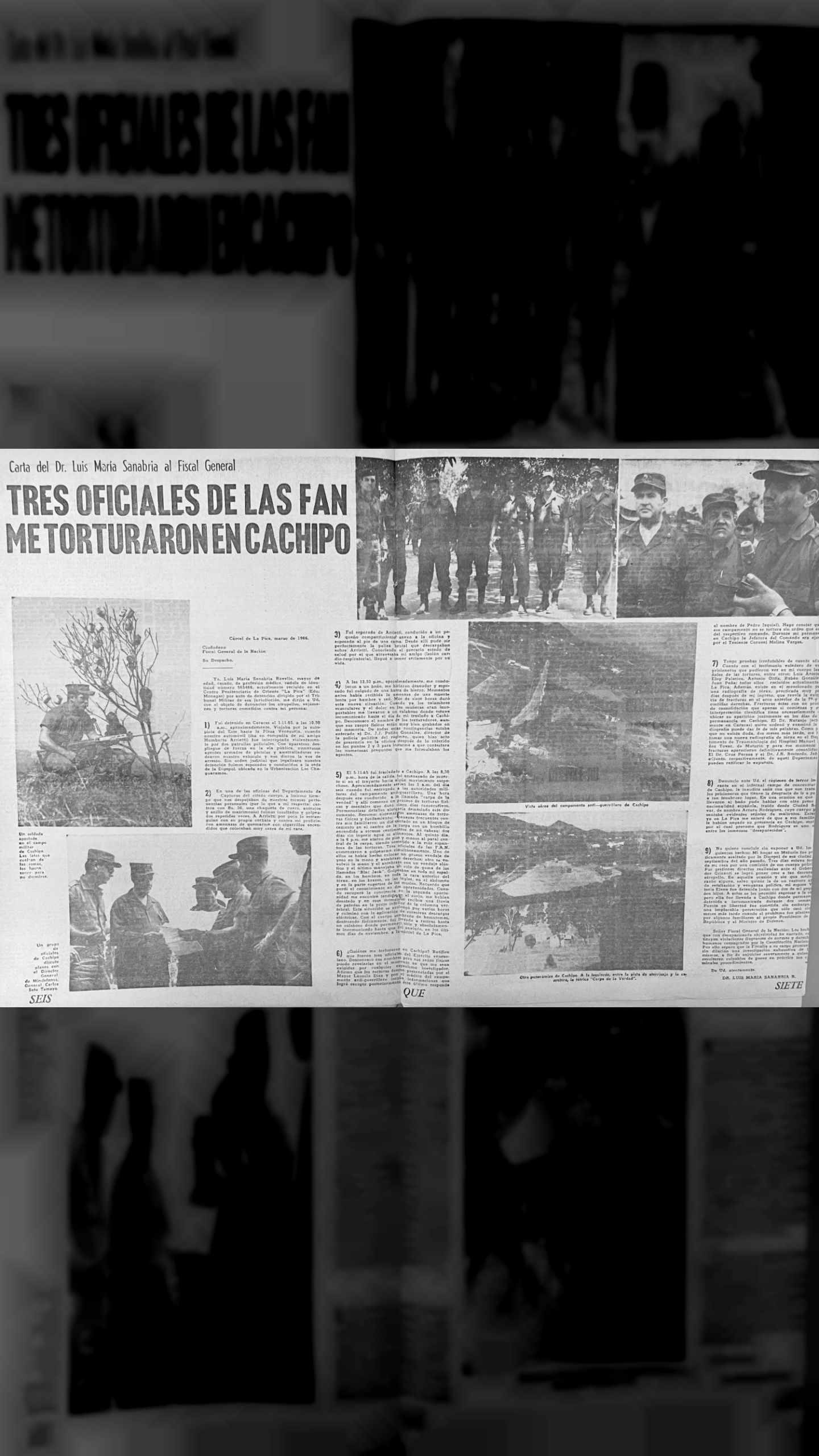 Las carpas del crimen en Cachipo (Qué Pasa en Venezuela, 7 de abril 1966)