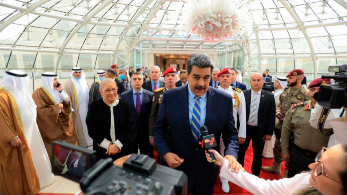 Presidente Nicolás Maduro durante gira euroasiática 2022