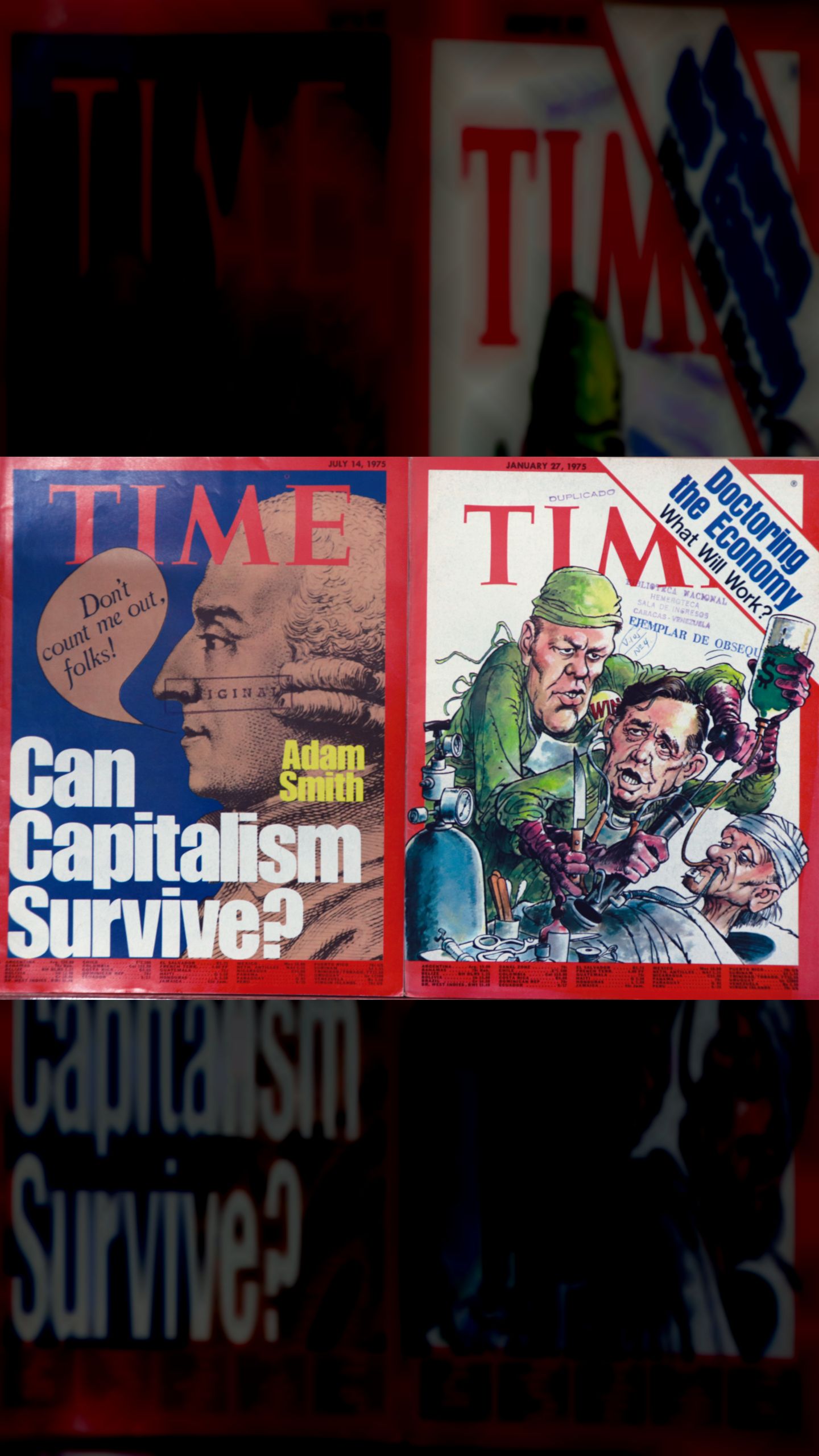 ¿Podrá sobrevivir el capitalismo? - La economía estadounidense en terapia intensiva (Revistas TIME, enero y julio de 1975)