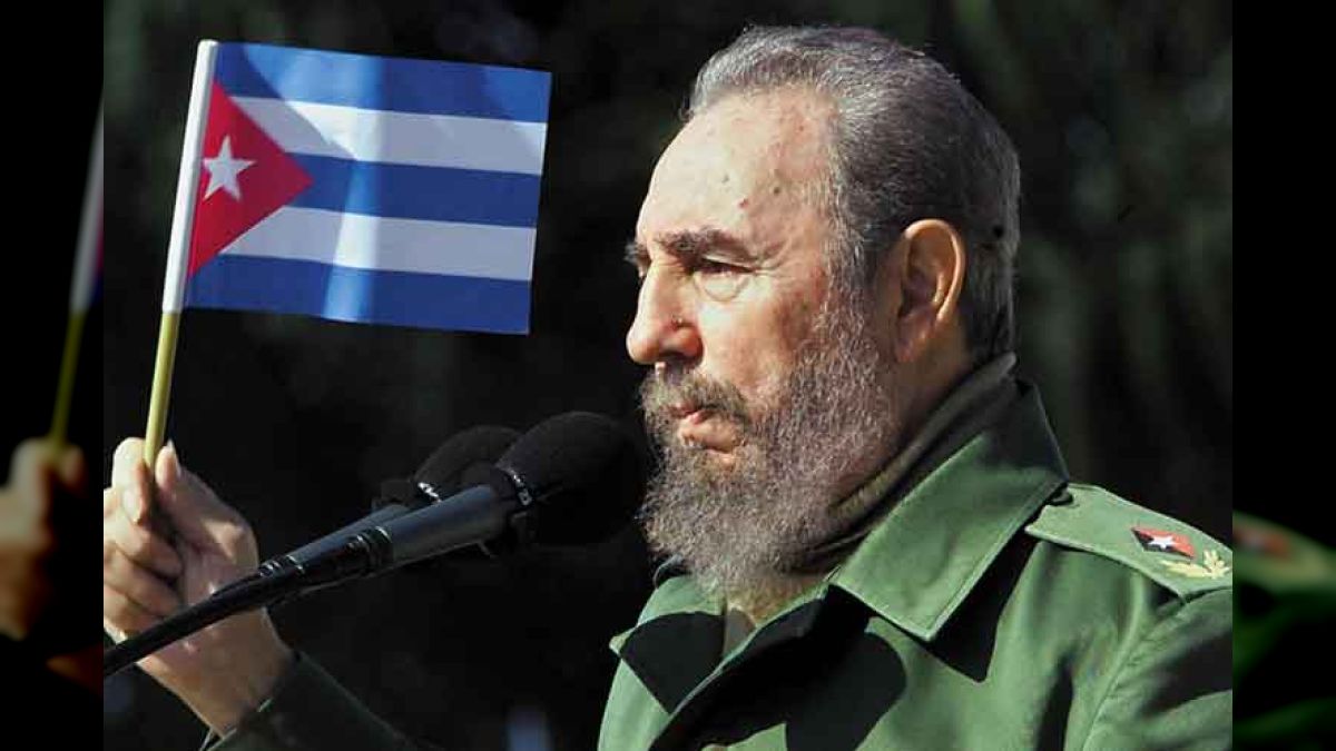 Líder de la Revolución cubana Fidel Castro