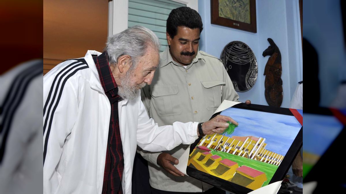 Presidente Maduro junto al Comandante Fidel Castro