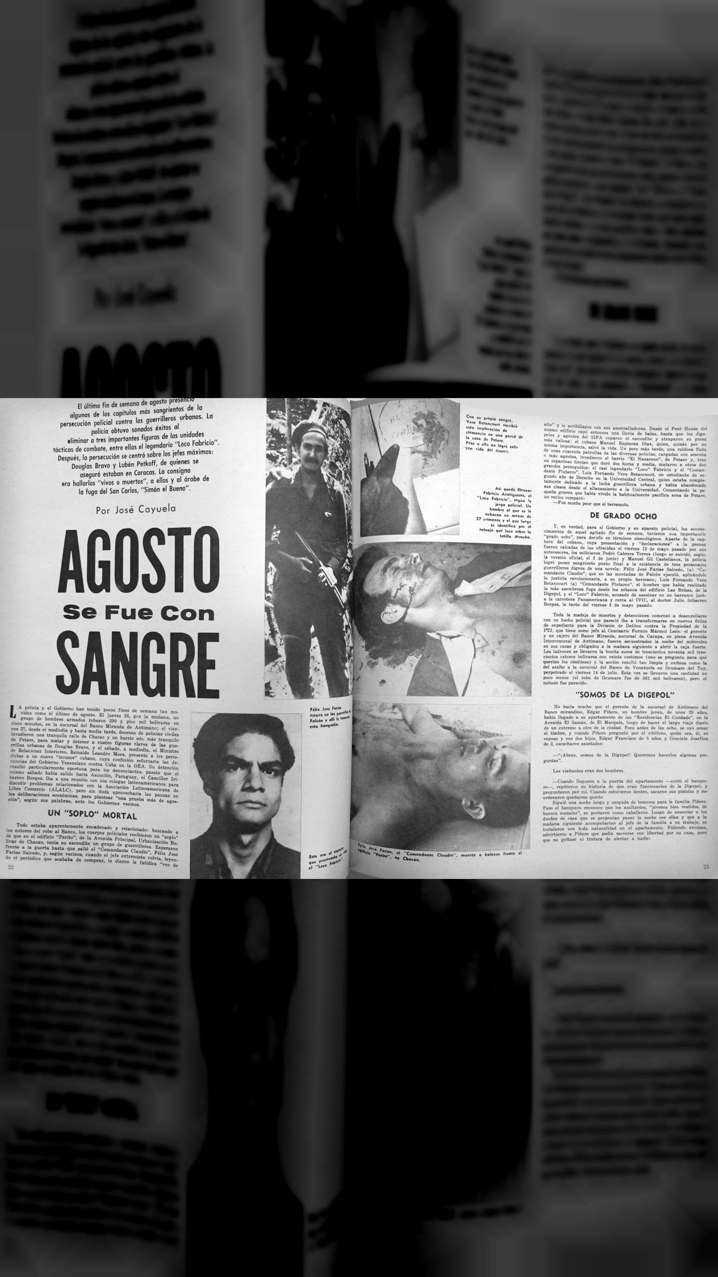 Agosto se fue con sangre (Revista Élite, 9 de septiembre 1967)