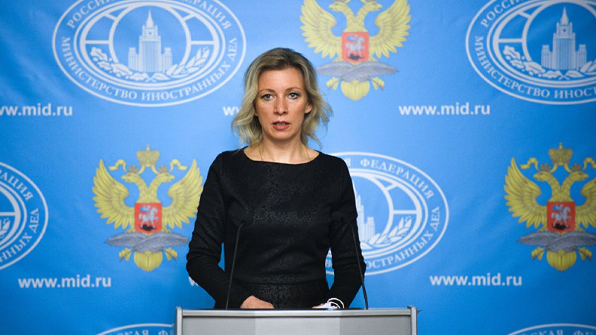 María Zajárova, portavoz del ministerio de Asuntos Exteriores de Rusia