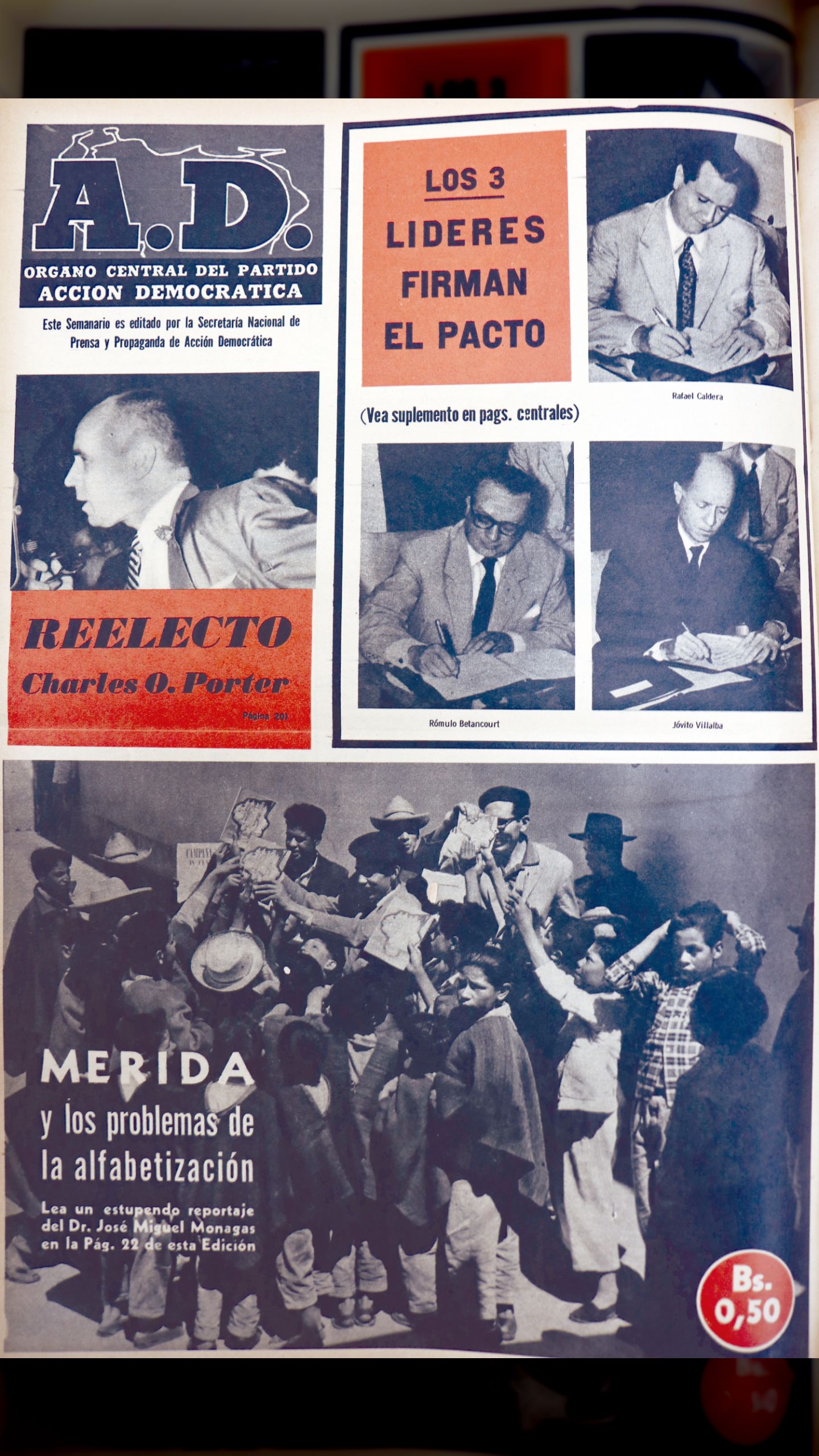 El Pacto de Punto Fijo (A.D., Noviembre 8-1958- nº 27)