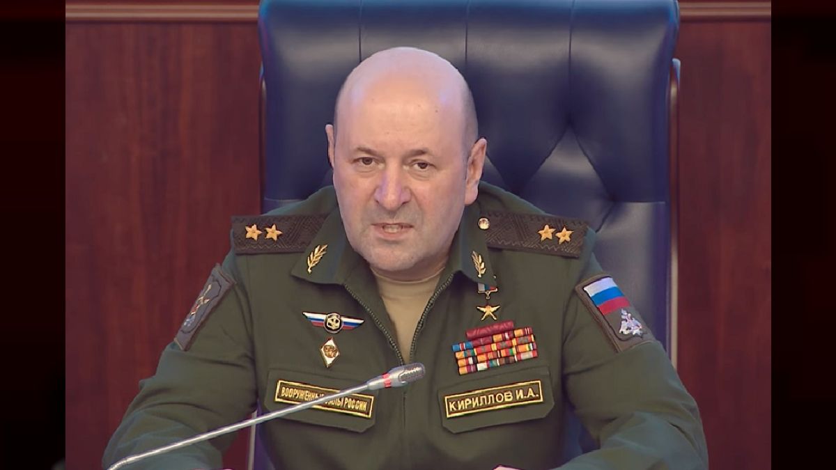 Ígor Kirílov, jefe de las Tropas de Defensa Radiológica, Química y Biológica de las Fuerzas Armadas de Rusia
