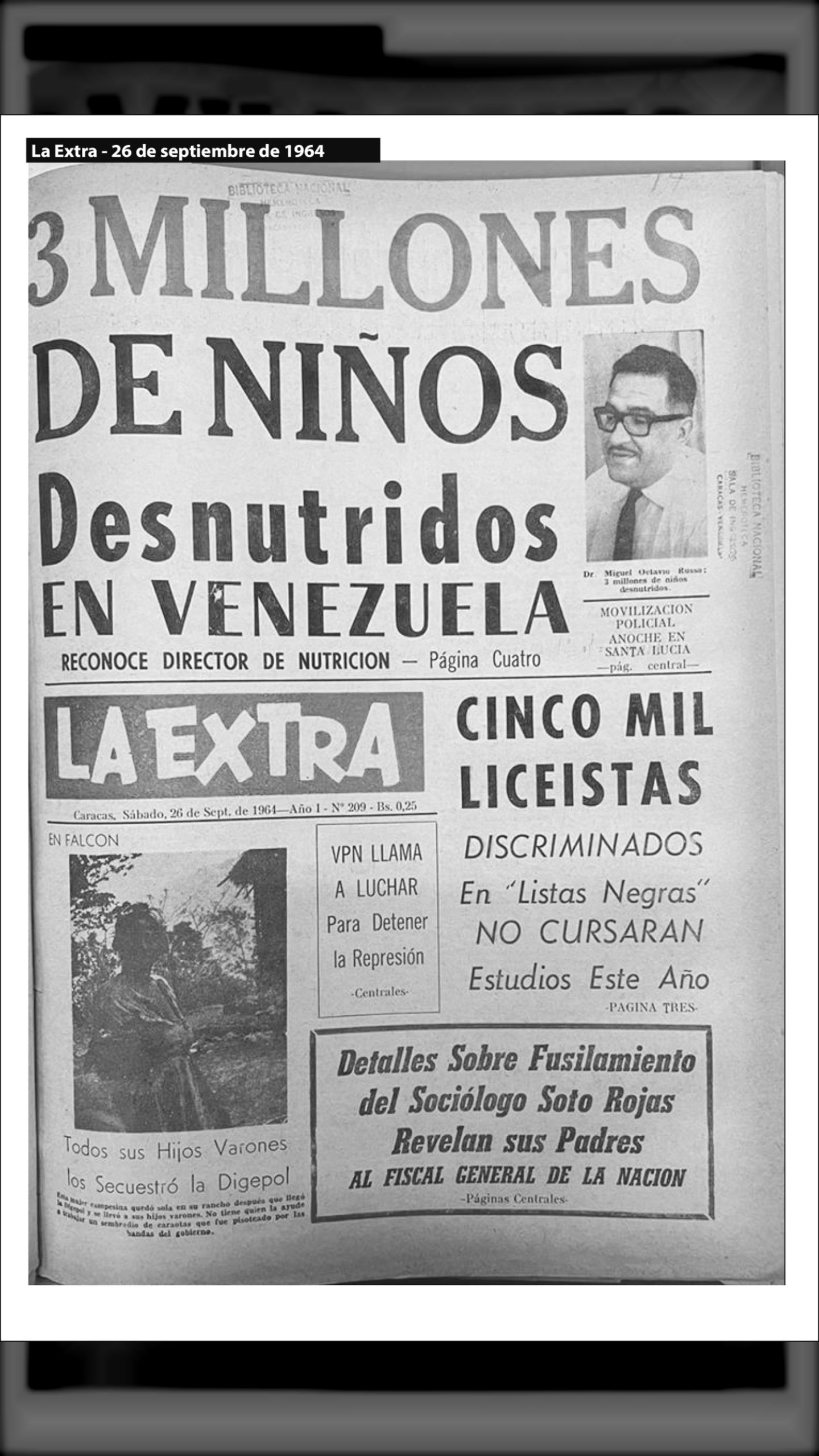 DESNUTRICIÓN EN VENEZUELA - 1959-1999