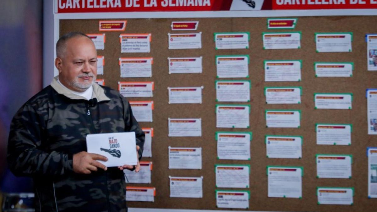 Diosdado Cabello lamentó la tragedia del Pueblo peruano a manos de un gobierno represor
