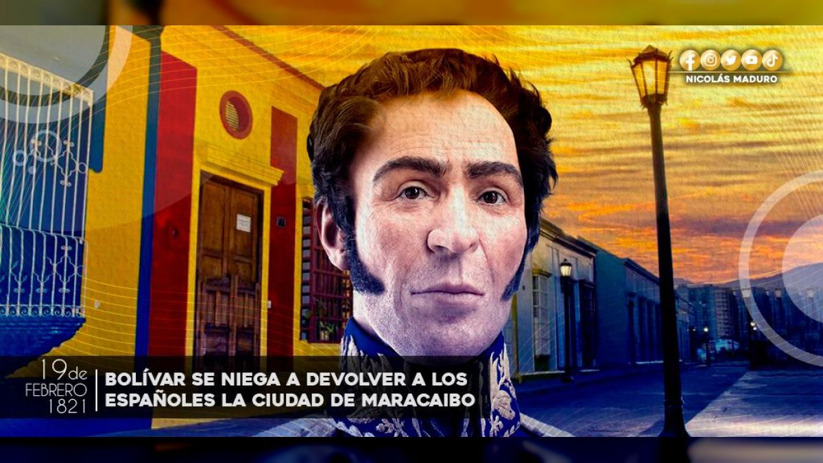 Presidente Maduro exalta audacia y valentía del Libertador cuando se negó a  devolver Maracaibo