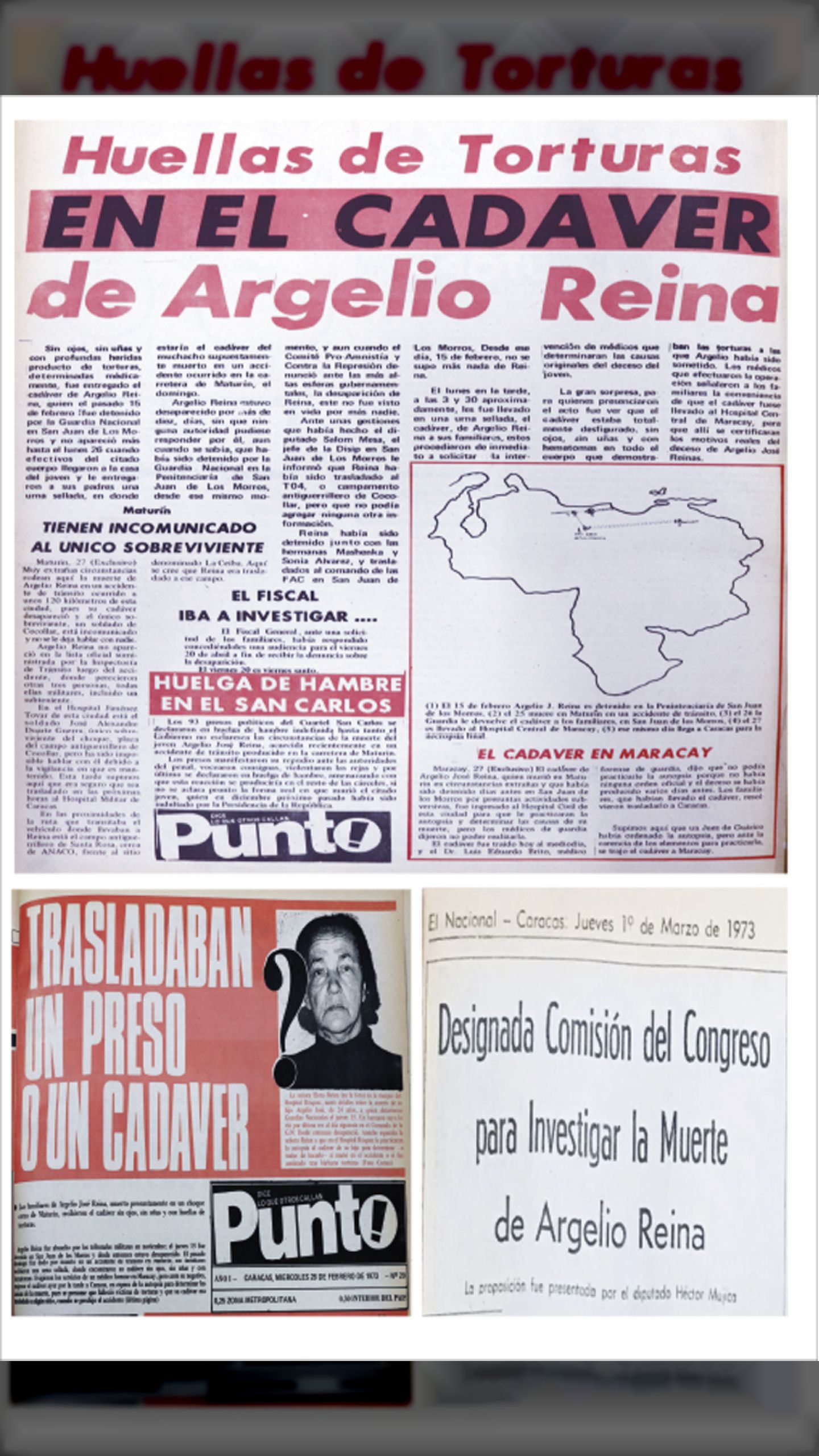 ¿TRASLADABAN UN PRESO O UN CADÁVER? HACE 50 AÑOS (Revista PUNTO!, 28 de FEBRERO 1973)