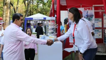 El Mandatario Nacional destacó que la FISVEN contó con 43 stands