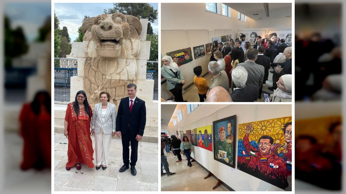 La exposición ocurre en un momento en el que los lazos que unen al país de medio oriente con Venezuela se ven fortalecidos con la reactivación de la ruta aérea entre Caracas y Damasco