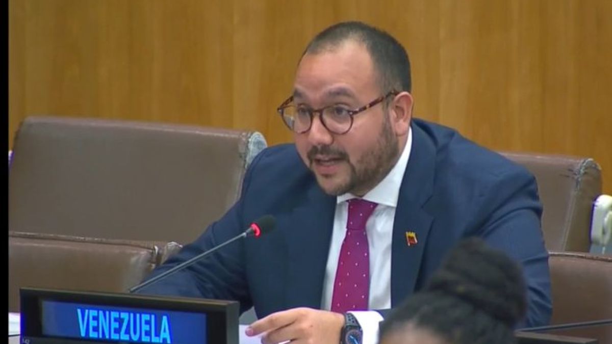 El embajador alterno de Venezuela ante la ONU, Joaquín Pérez Ayestarán