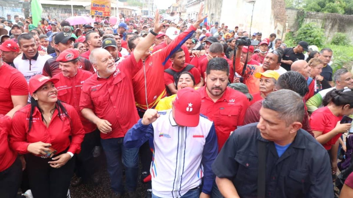 Marcha en respaldo a las políticas del presidente Nicolás Maduro