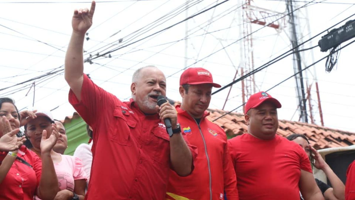 Marcha en respaldo al presidente Nicolás Maduro en el estado Guárico