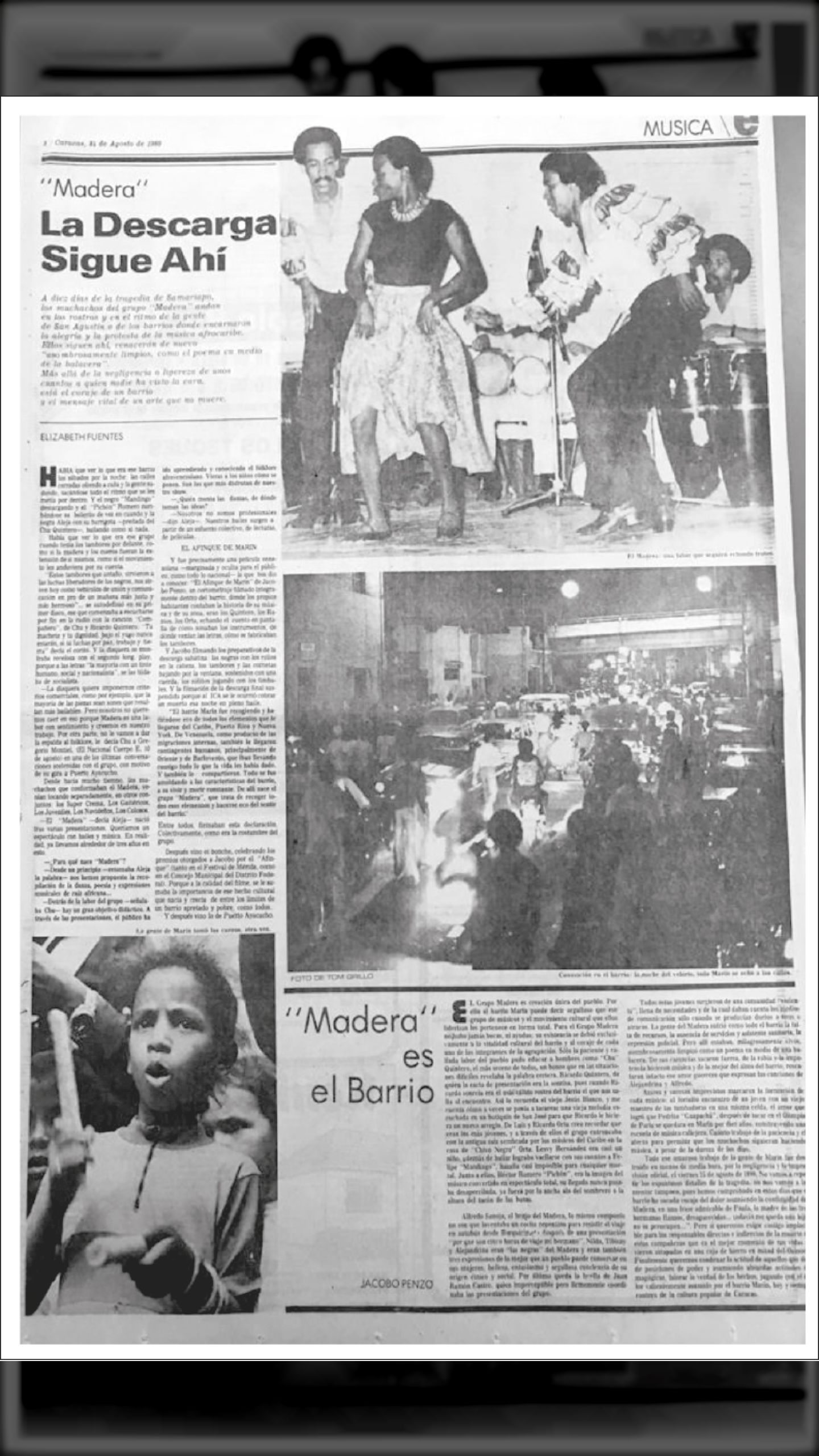 LA TRAGEDIA DEL ORINOCO (EL NACIONAL, 16 de agosto 1980)