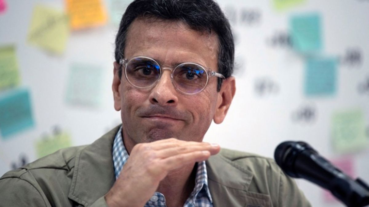 Opositor Henrique Capriles
