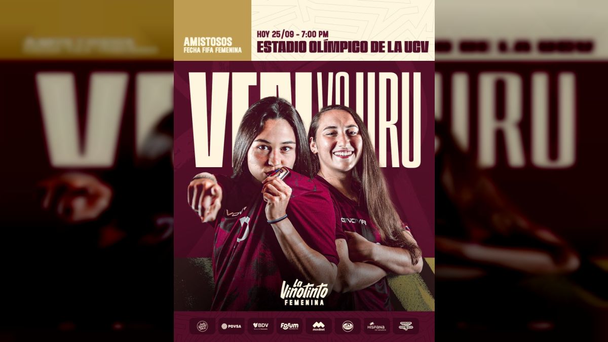 La Vinotinto Femenina enfrentará a Uruguay este jueves 21 y lunes 25 en el  estadio Olímpico