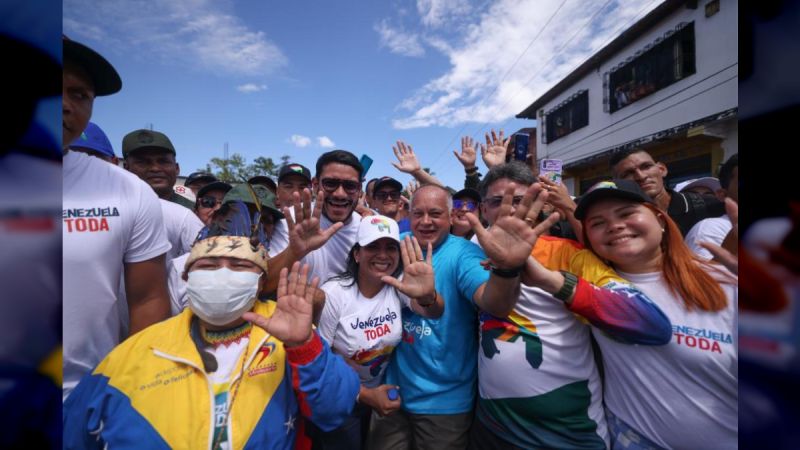 Marcha en defensa del Esequibo en el estado Amazonas