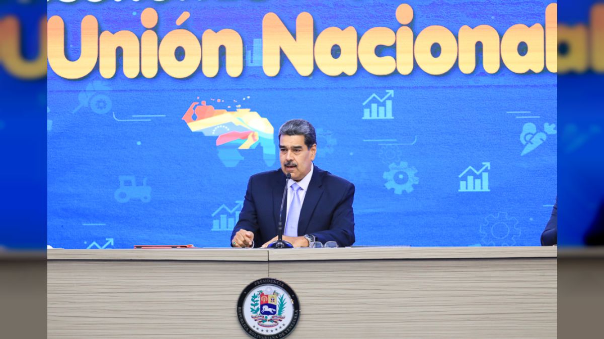 Presidente Maduro en una reunión del Consejo Nacional de Economía Productiva