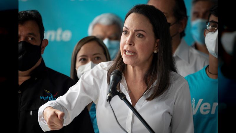 Opositora María Corina Machado