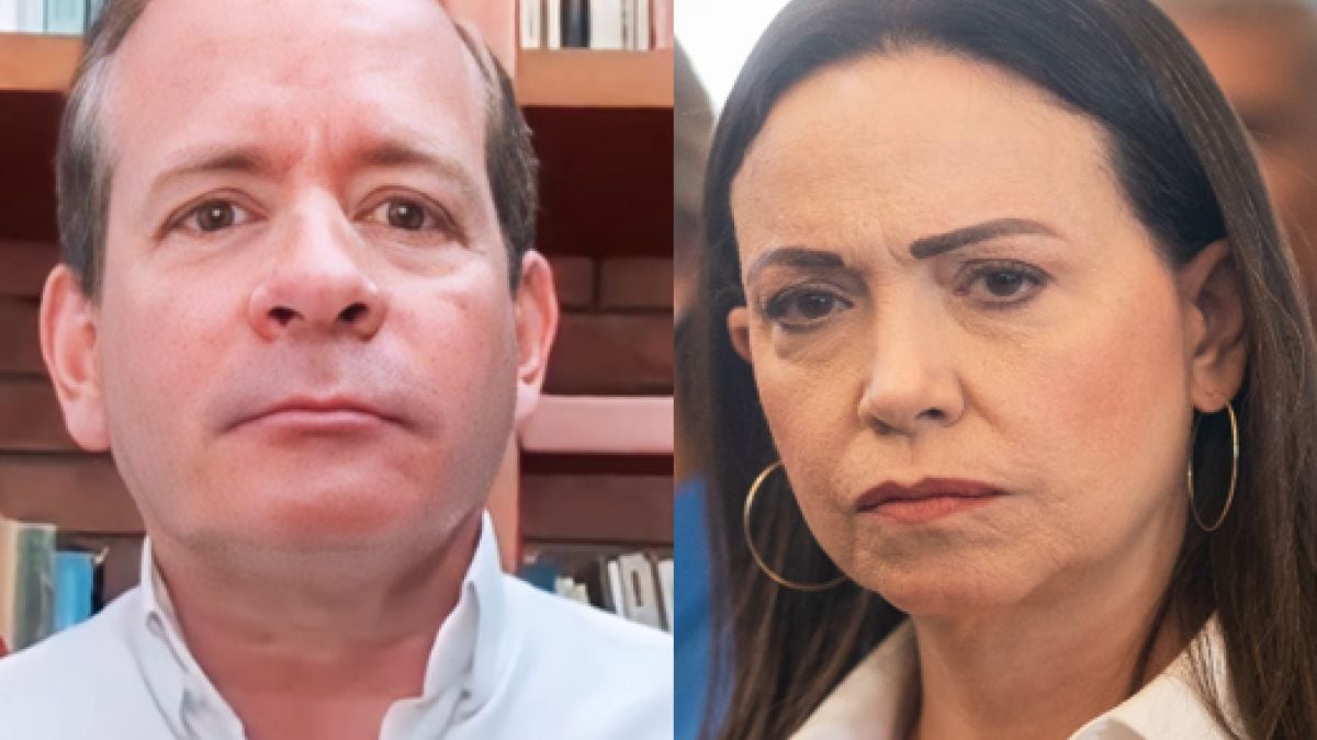 Opositores Juan Pablo Guanipa y María Corina Machado