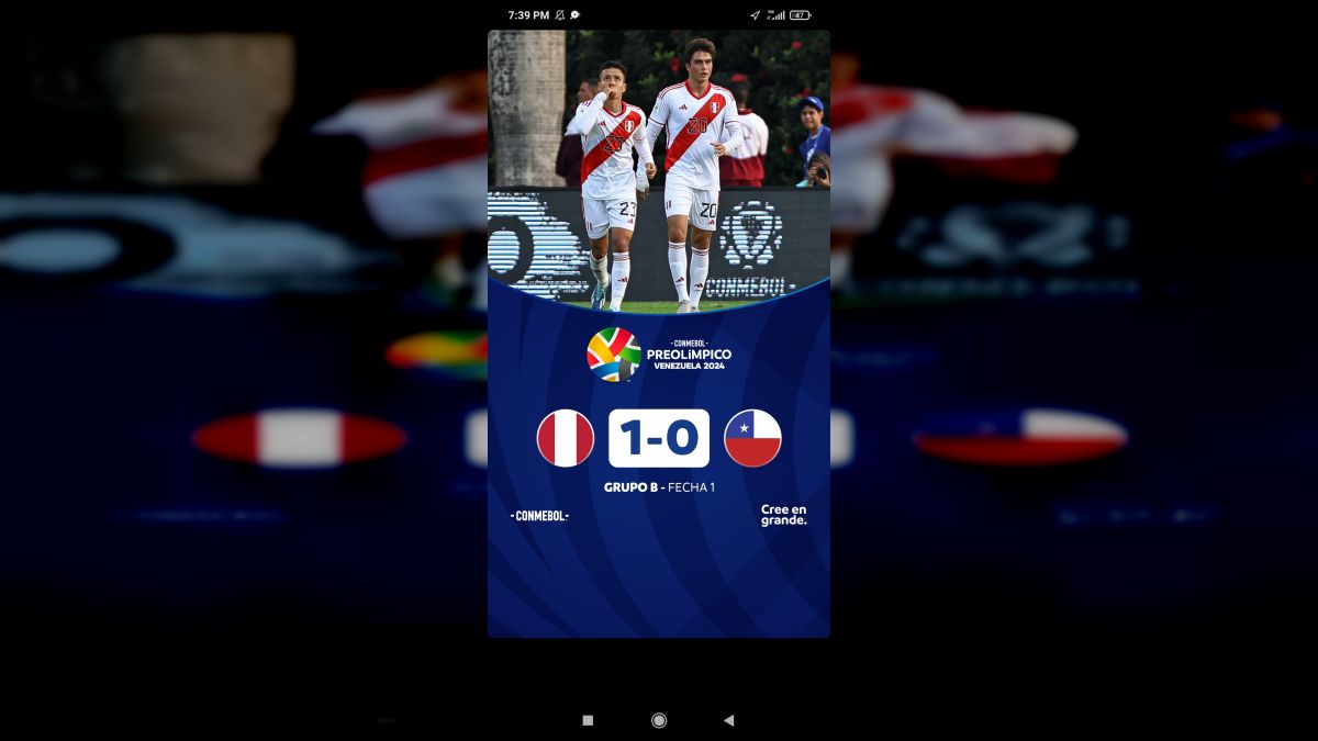 Perú obtiene su primera victoria ante Chile en el Preolímpico de Fútbol