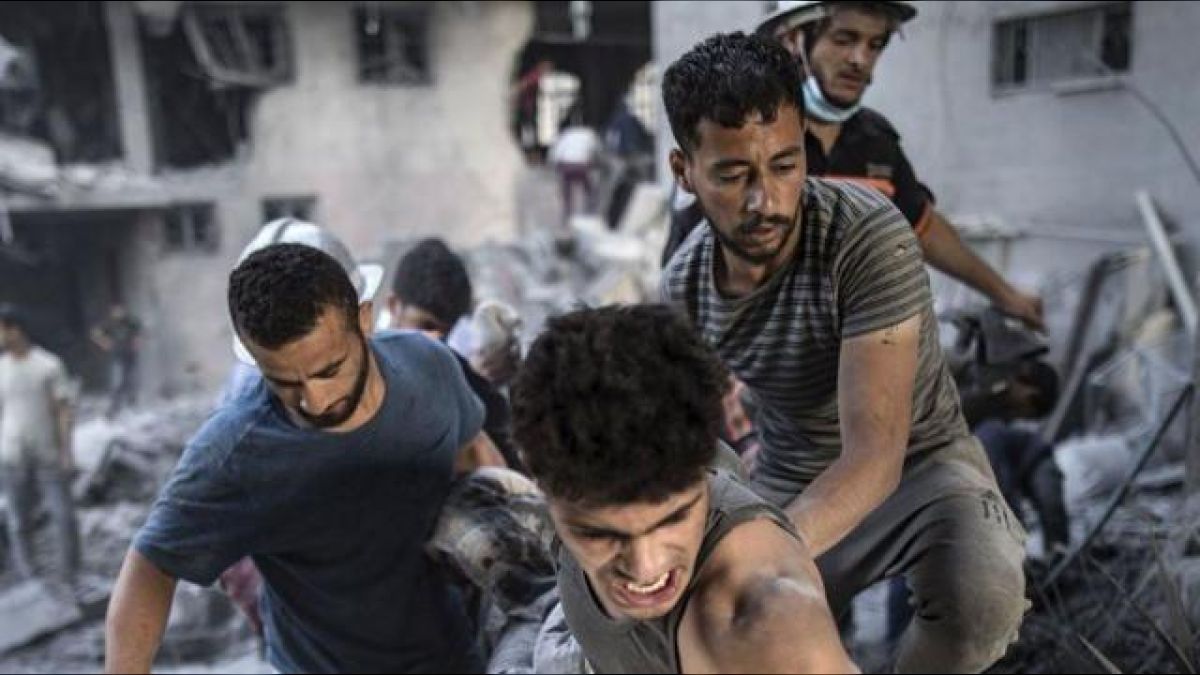 Más de 200 escuelas gubernamentales y 65 afiliadas por la Agencia de Obras Públicas y Socorro de las Naciones Unidas para los Refugiados (UNRWA) sufrieron daños por bombardeos y vandalismo en la Franja de Gaza