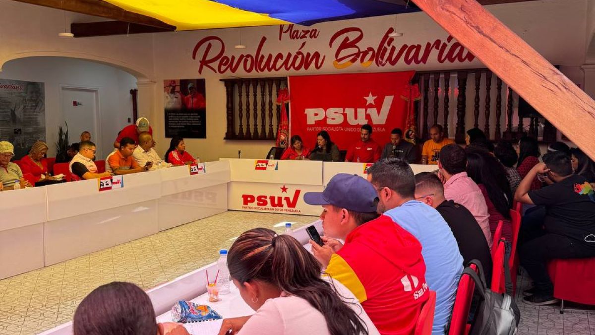 Reunión de trabajo del PSUV Caracas
