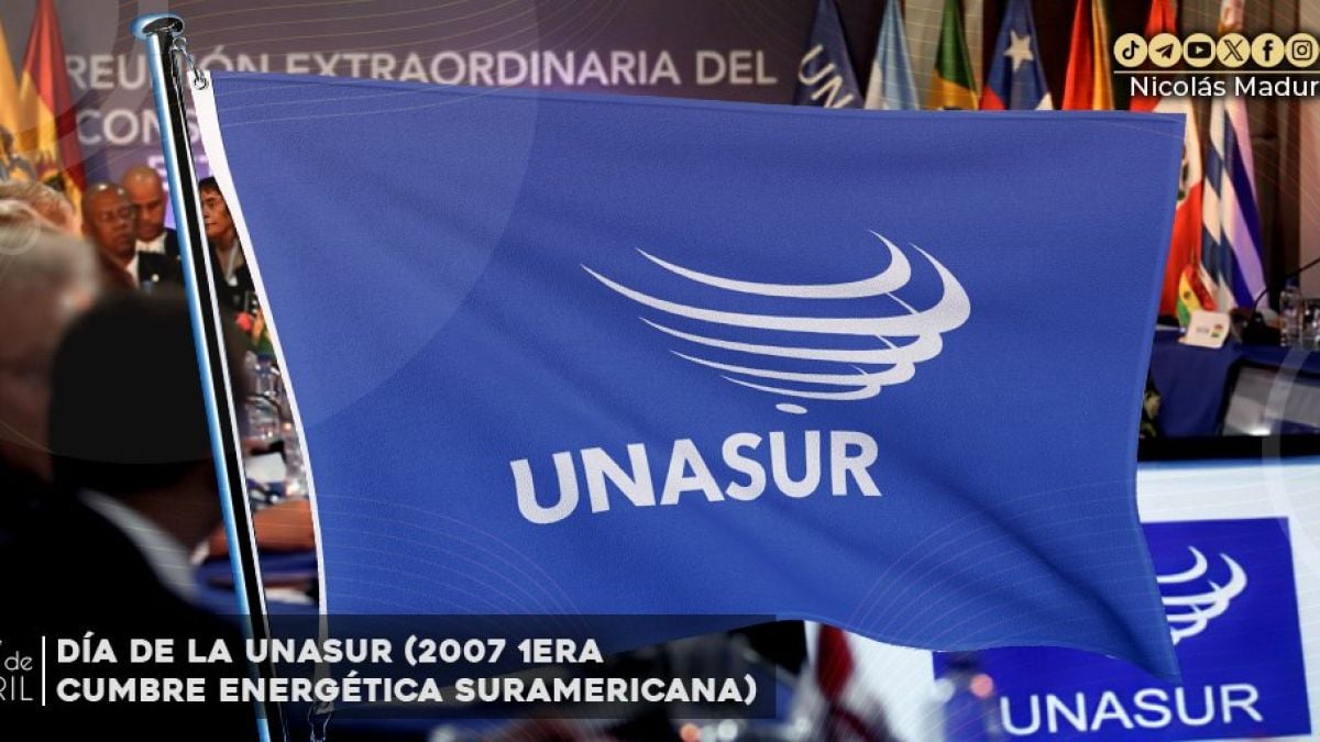 La UNASUR es una organización internacional creada en 2008 para promover la integración regional en materia de energía, educación, salud, ambiente, infraestructura, seguridad y democracia
