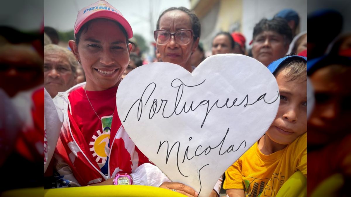 Marcha en rechazo al bloqueo y en apoyo al Presidente Nicolás Maduro en Portuguesa
