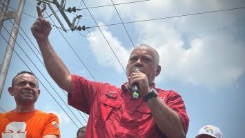 First vice-president of the United Socialist Party of Venezuela (PSUV), Diosdado Cabello