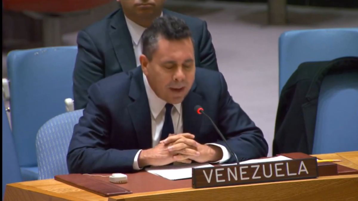 Ambassador Permanent Representative of the Bolivarian Republic of Venezuela to the United Nations (UN), Samuel Moncada