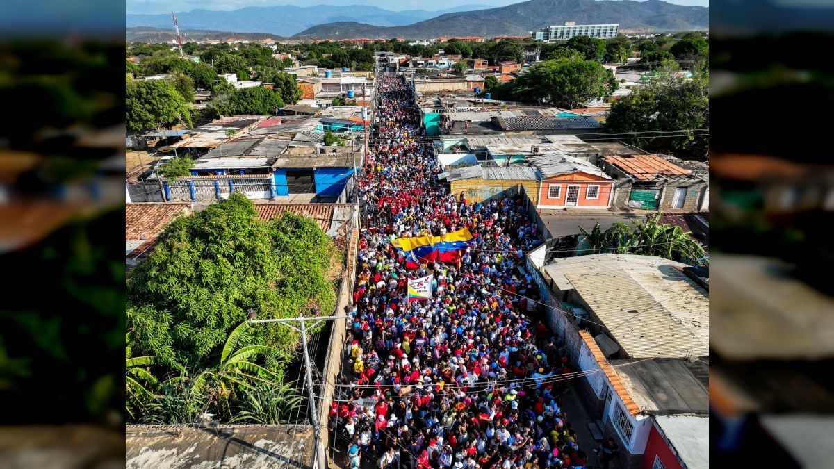 "Miren esa maraca de concentración del Chavismo", destacó Cabello