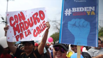 Marcha en respaldo al Presidente Nicolás Maduro en Falcón