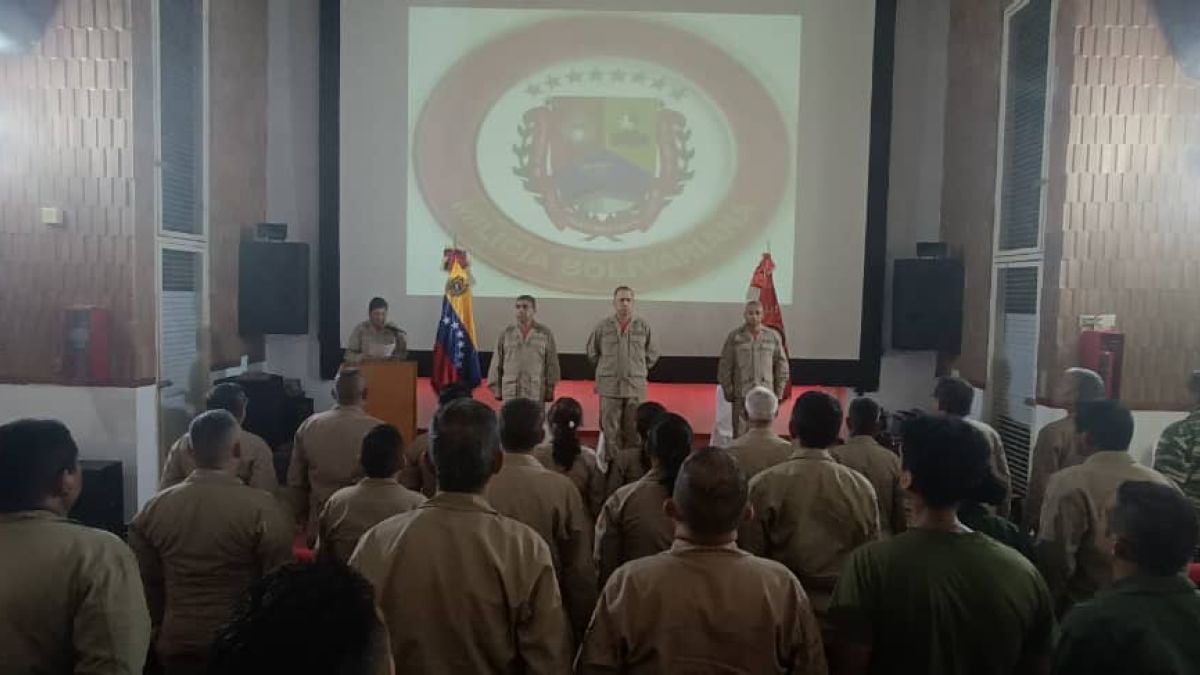 The Bolivarian National Militia continues to prepare for the territorial defense of our country