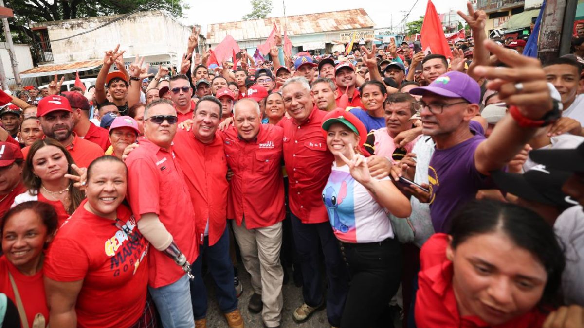 Marcha en respaldo al Presidente Nicolás Maduro en  Trujillo