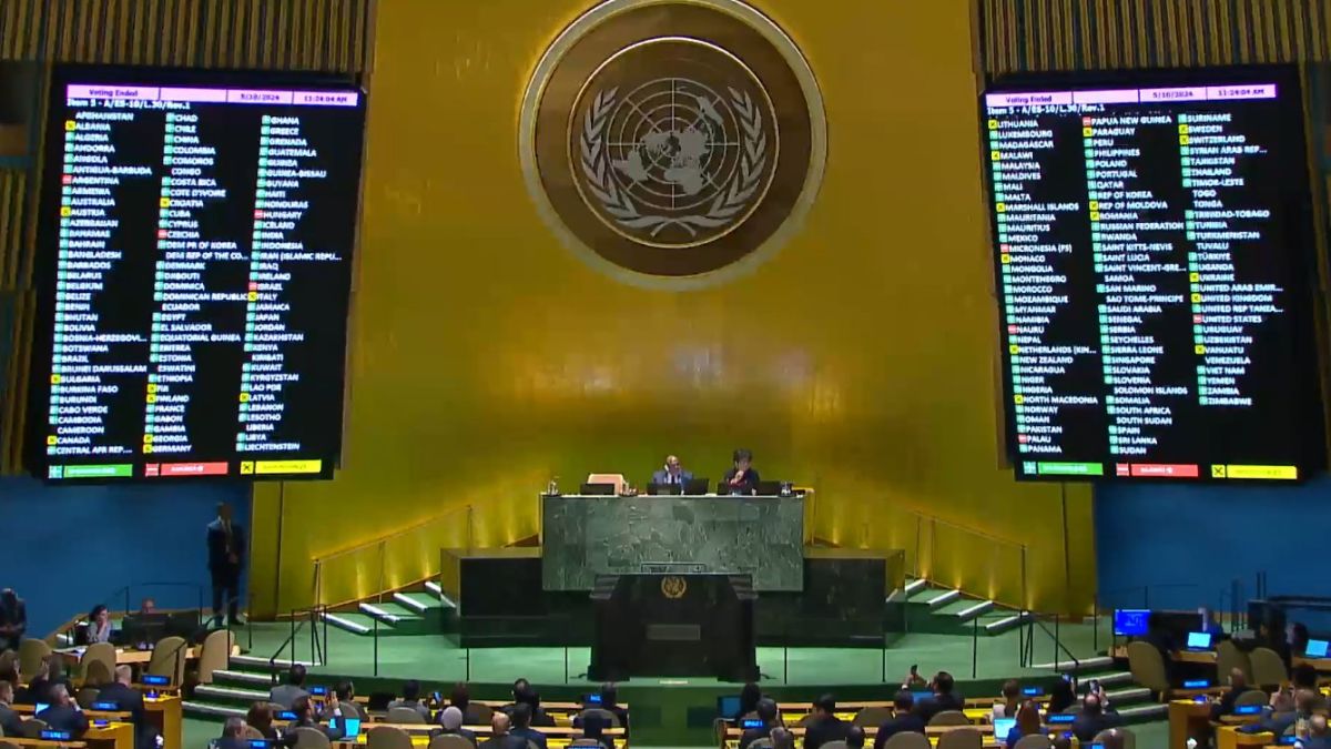 The draft resolution will grant Palestine some additional rights and privileges as of September 2024