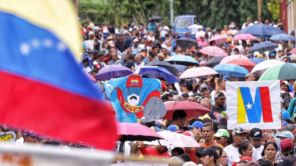 Movilización en respaldo al presidente Nicolás Maduro y en rechazo a las sanciones en Yaracuy