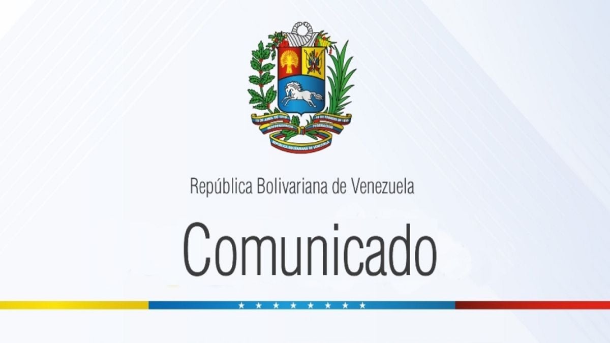 "El Gobierno Bolivariano se suma a la demanda de un cese al fuego y se detenga el genocidio de manera inmediata e incondicional", reza el comunicado