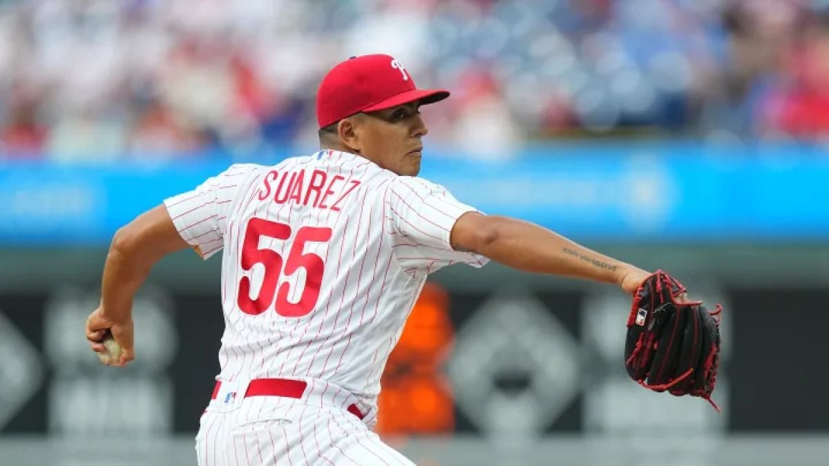 Suárez worked for 7 innings at Loan Depot Park, allowing just two hits