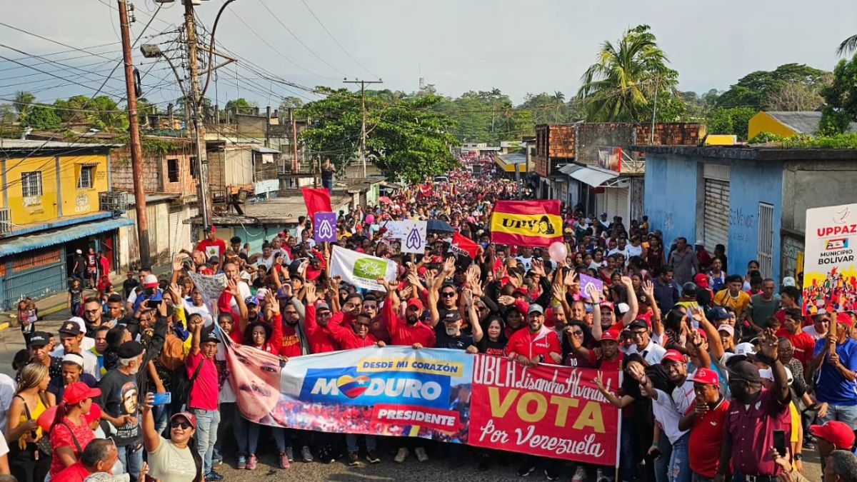 La jornada contó con el acompañamiento del equipo político estadal, municipal del PSUV en Monagas